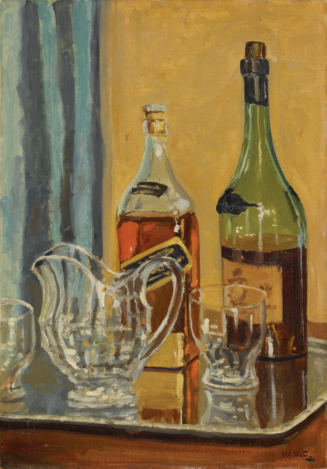 Jug and Bottles